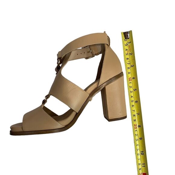 topshop Chunky Heel Tan Shoe - Picture 7 of 7